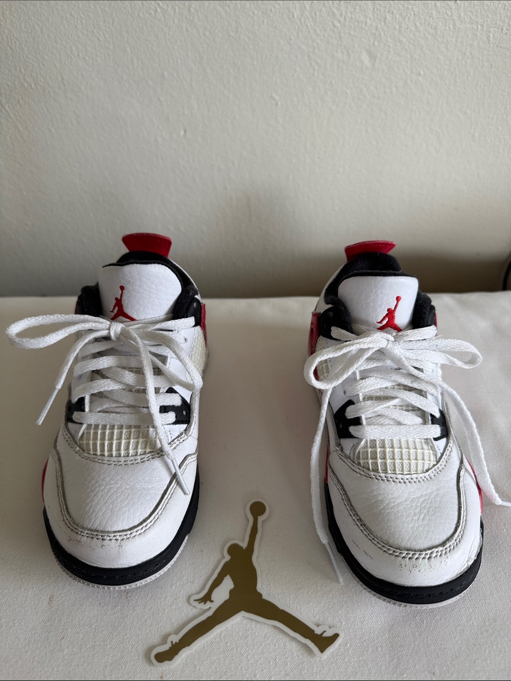 Jordan 4 Retro “Red Cement” Kids Sz 11C